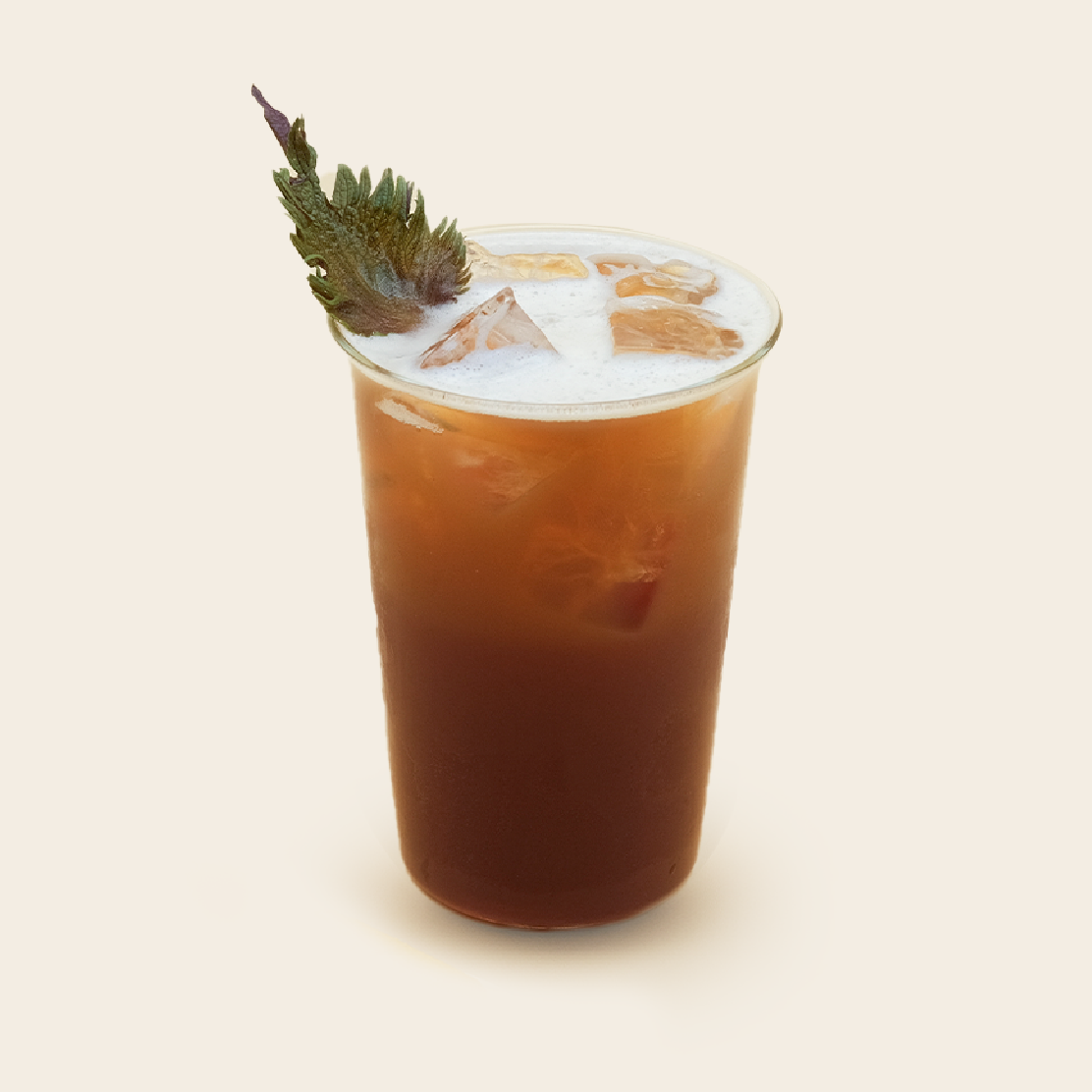 紫苏薰衣草黑乌龙康普茶