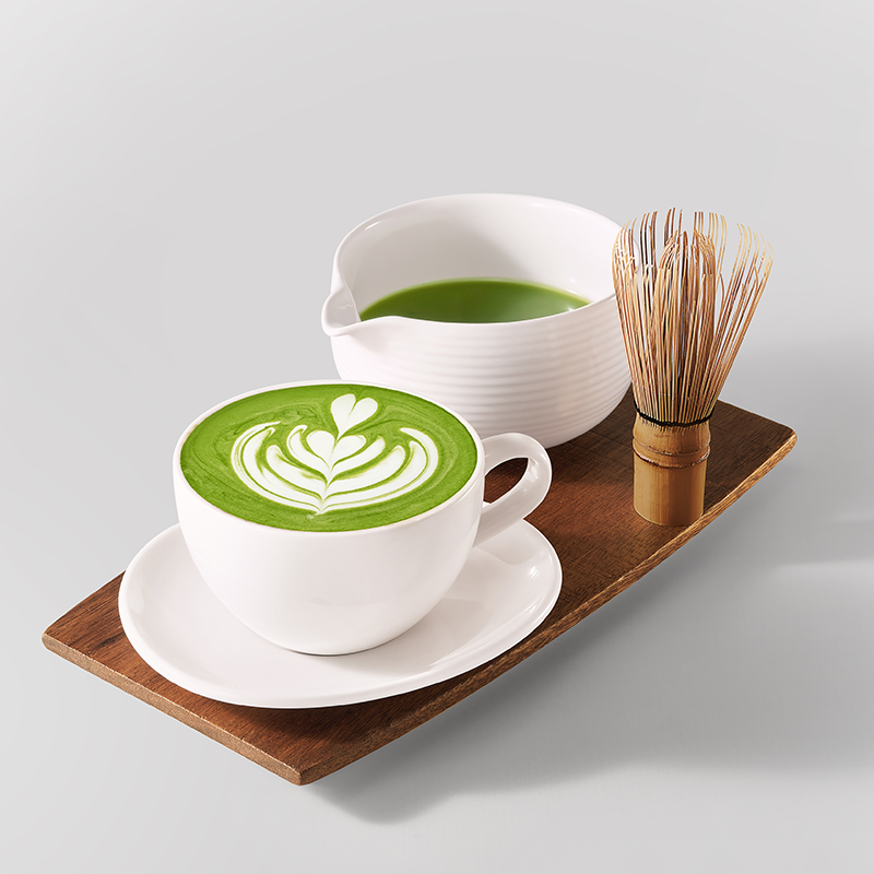 手作抹茶拿铁（热）