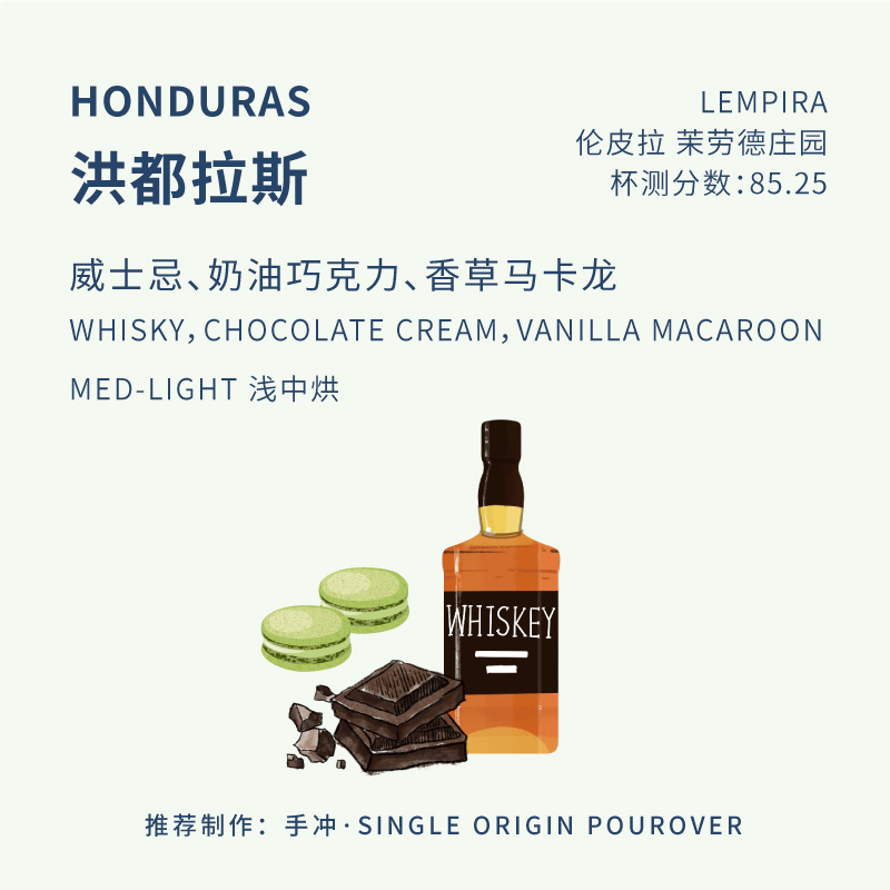 洪都拉斯 酒桶发酵 单品