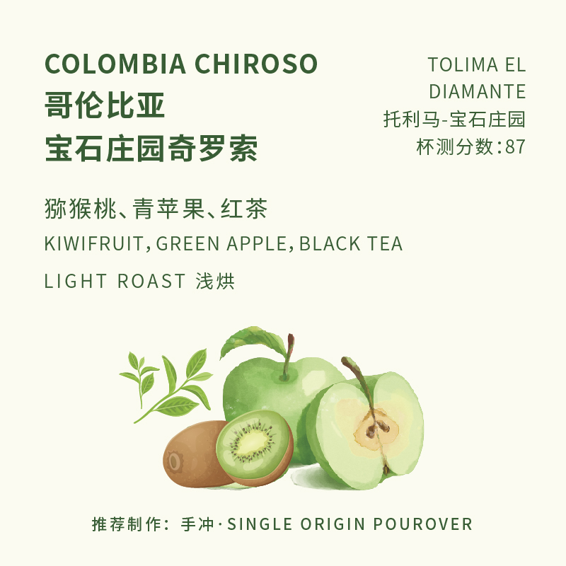 哥伦比亚 奇罗素 单品