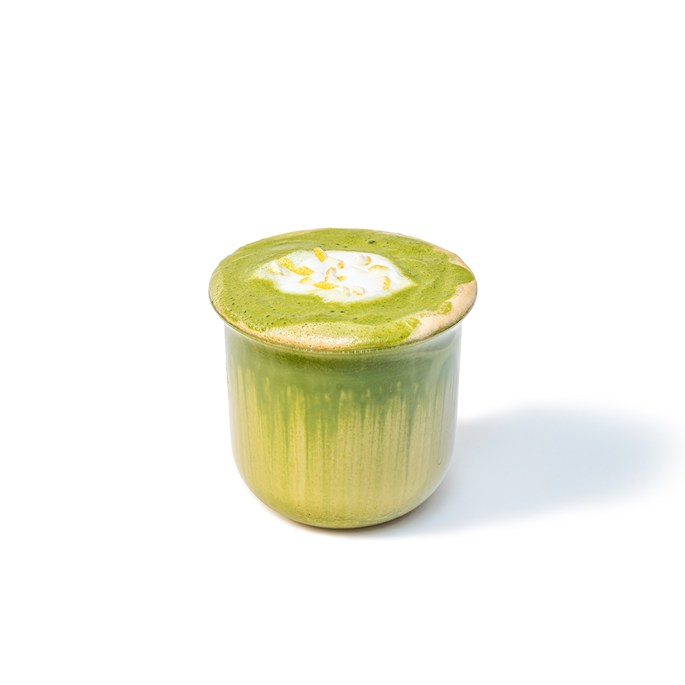 抹茶柚子牛奶