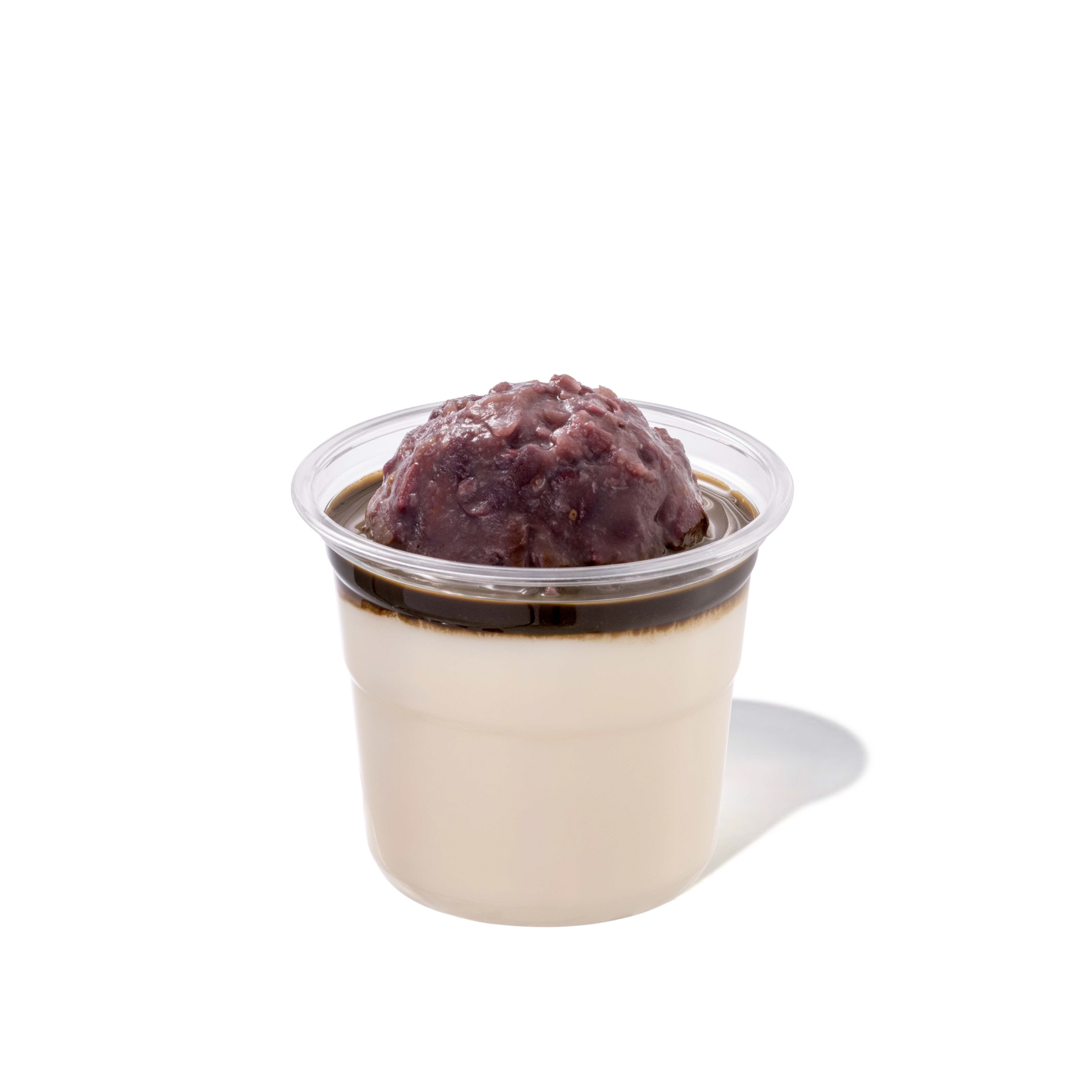 焙茶红豆椰子冻