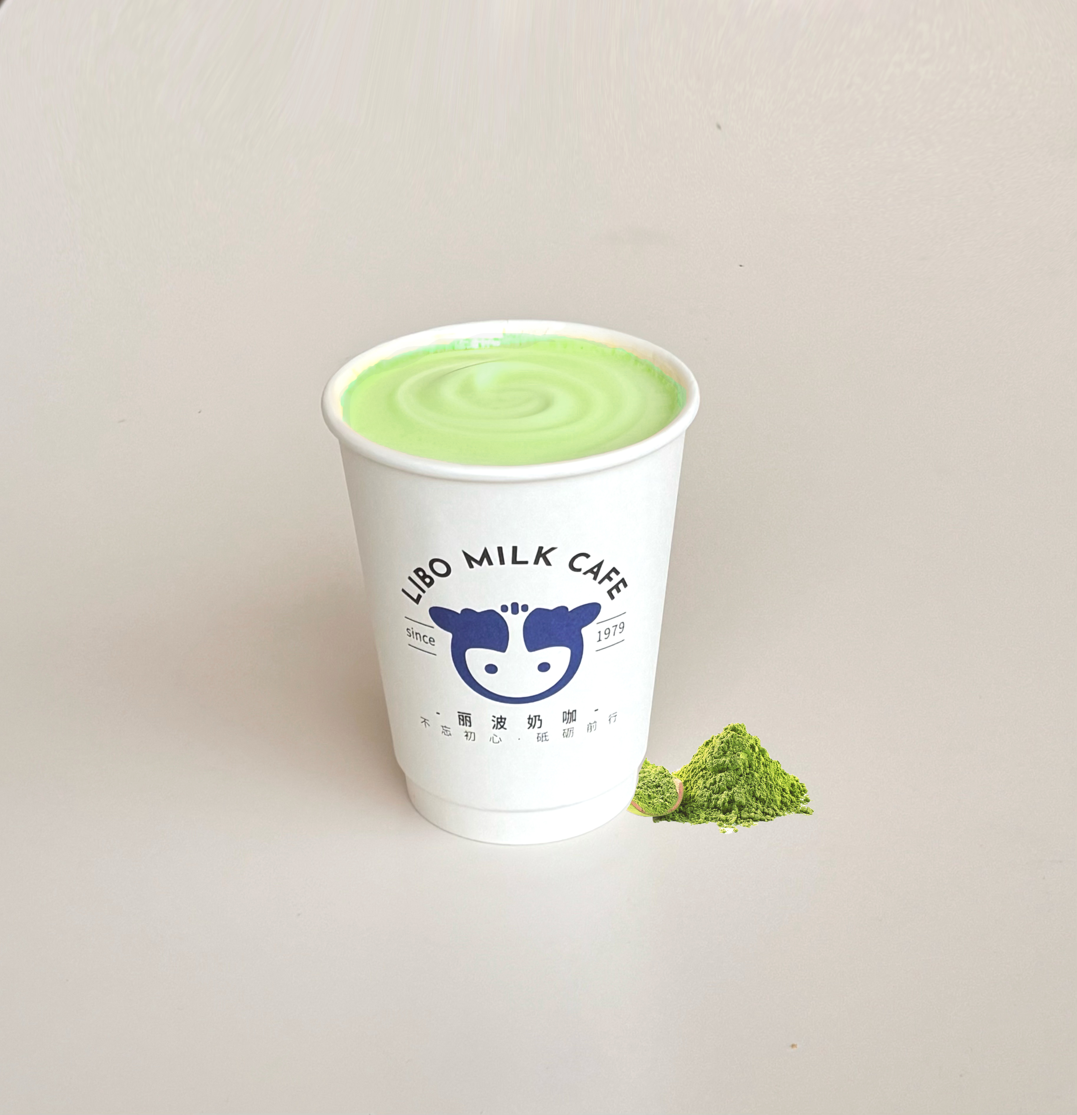 抹茶鲜奶