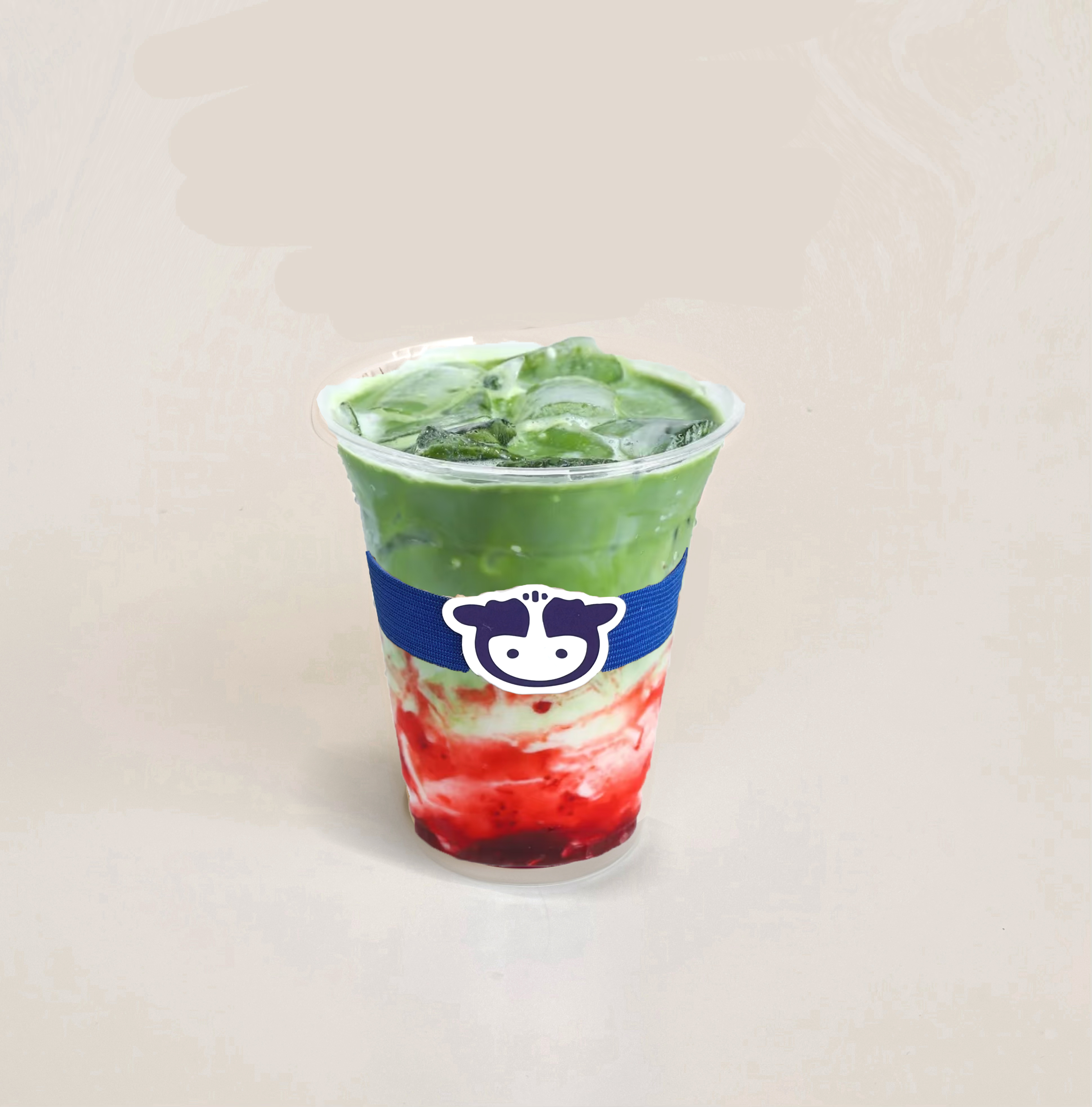 草莓抹茶牛乳（冰）
