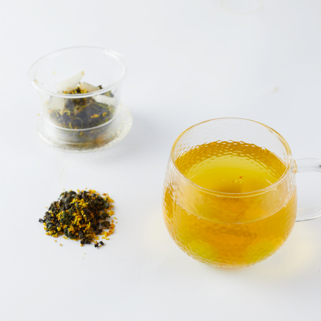 青提桂花煮乌龙
