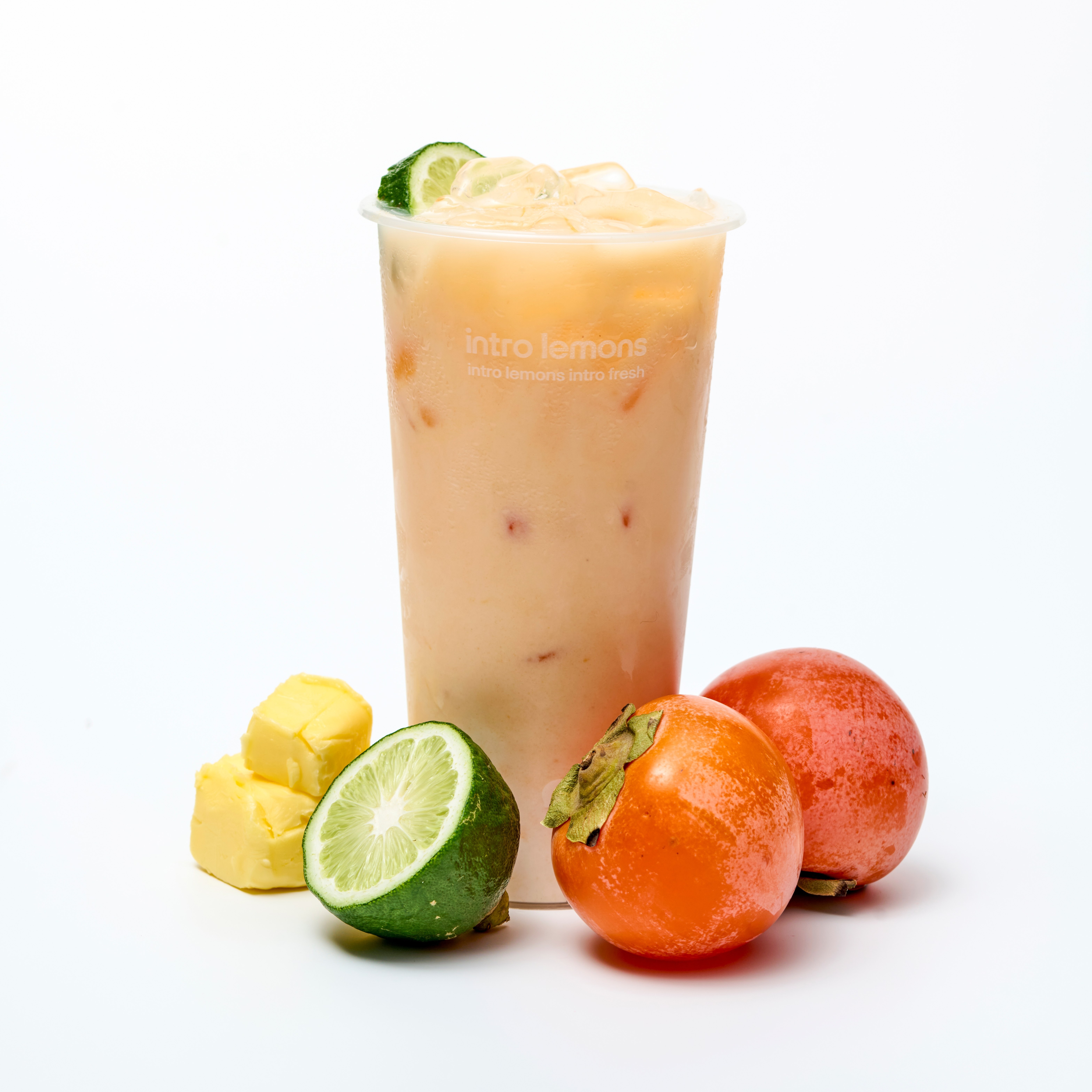 顺柿柠·黄油柿子鲜柠奶茶