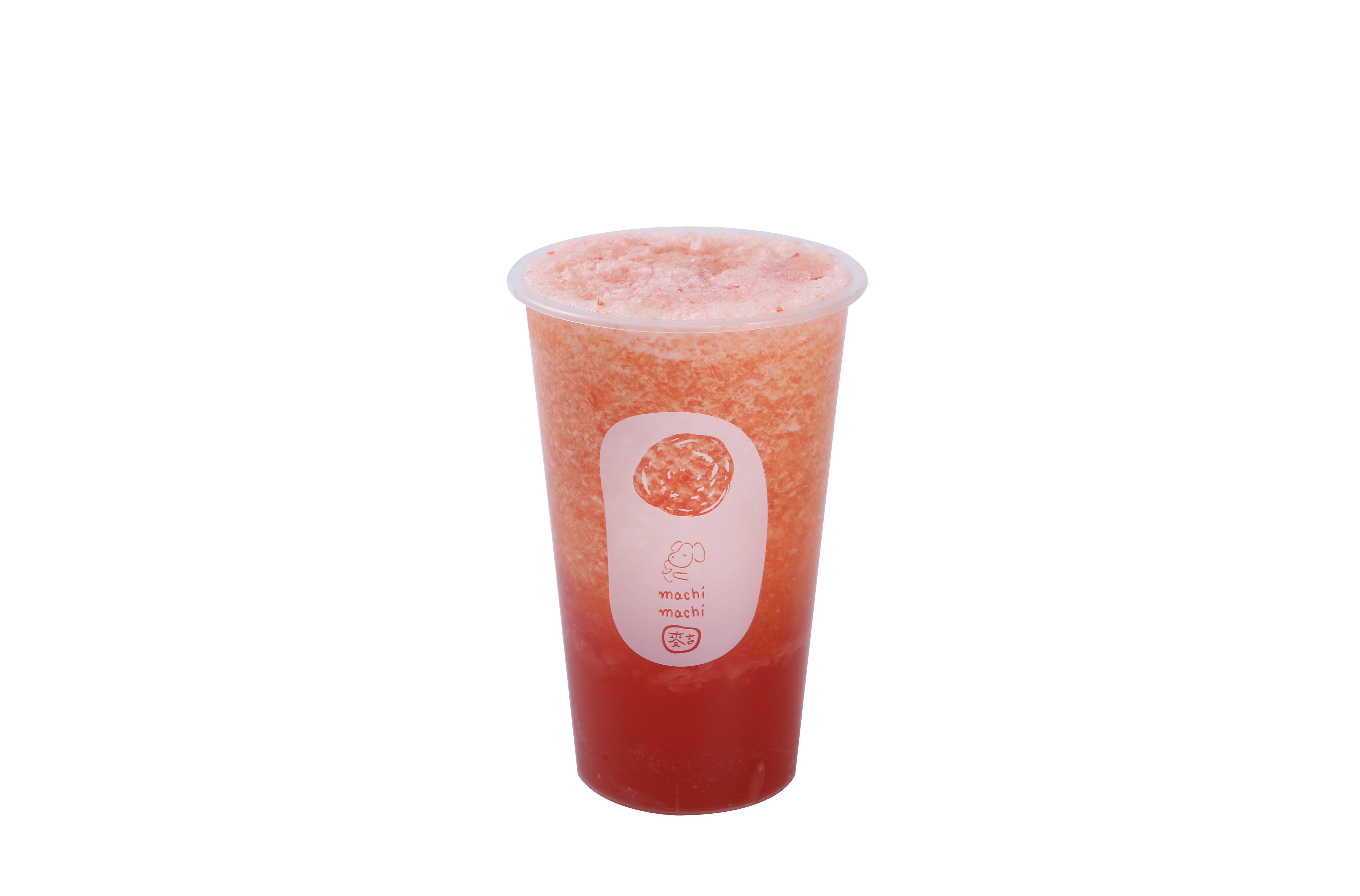 葡萄柚绿茶冰沙